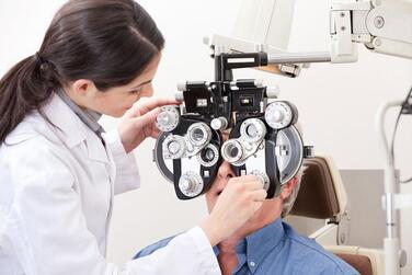 Picture of doctor looking for Elmiron Eye Damage