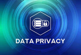 Picture of lock stating data privacy