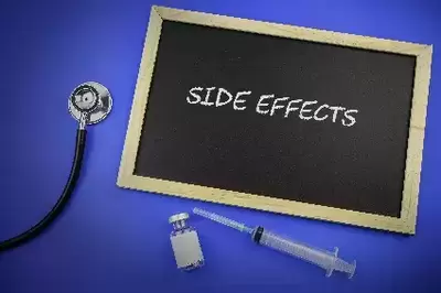 Trulicity lawsuit: side effects written in chalk on chalkboard next to medical equipment