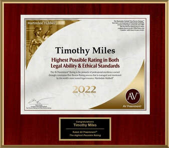 Award to Innovative Industrial Properties Lawyer Timothy L. Miles  