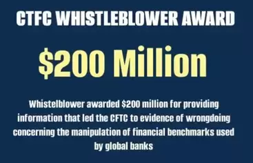 Picture of logo for 200 million whistleblower award