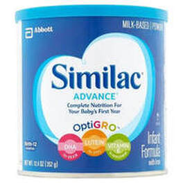 Picture of recalled similac baby formula