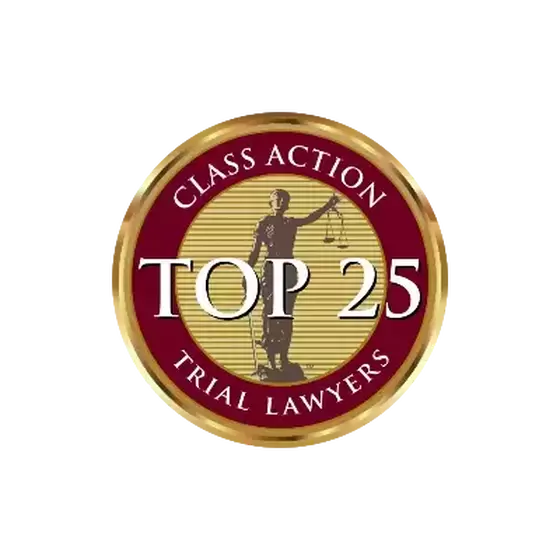 Badge for top 25 class action lawyer by NTLA