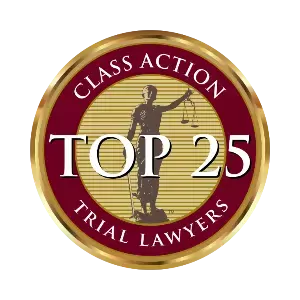 Badge for top 25 class action lawyer by NTLA